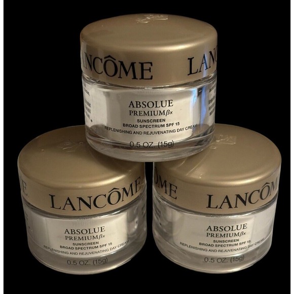 3 Lancôme Absolue Premium BX Replenishing Cream SPF 15 Sunscreen .5 OZ - Picture 3 of 3